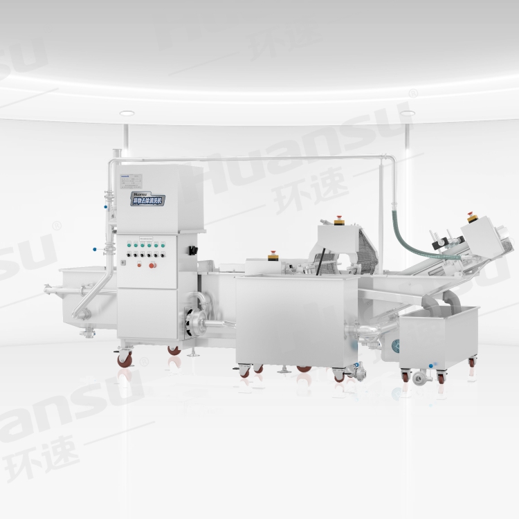 對(duì)于物料中有毛發(fā)，果蔬清洗機(jī)有用嗎