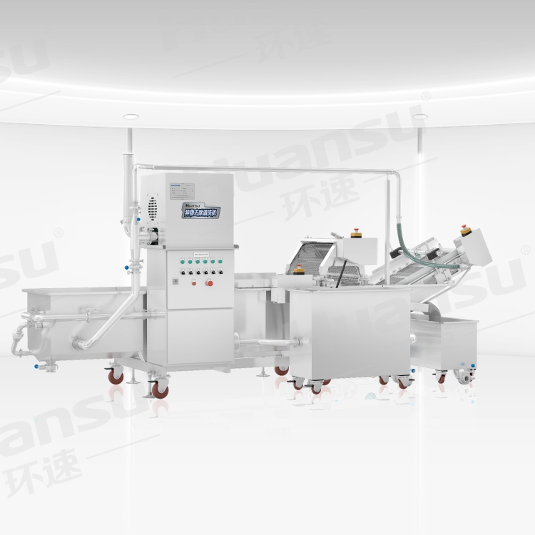 對(duì)于物料中有毛發(fā)，果蔬清洗機(jī)有用嗎