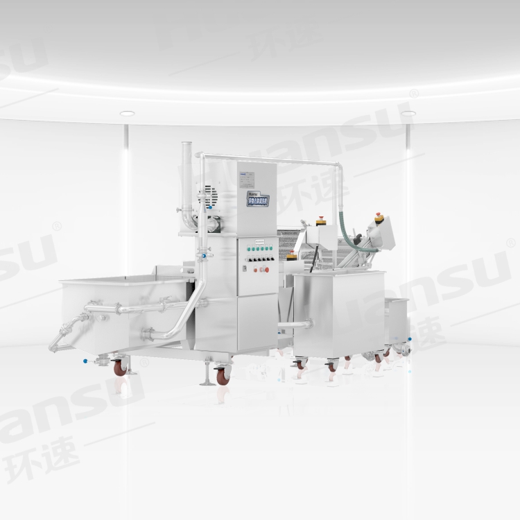 商用曝氣氣泡式洗菜機(jī)整機(jī)拆卸，清洗