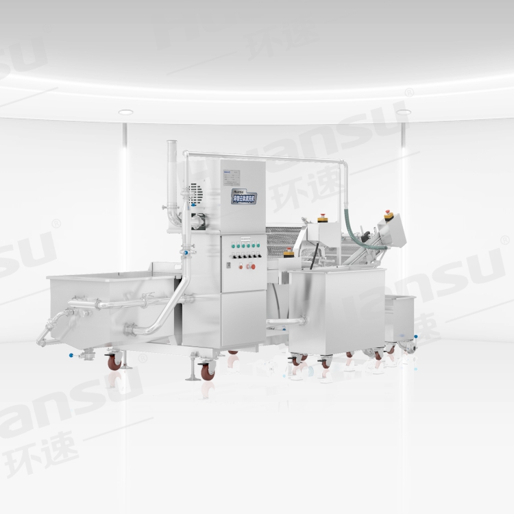 商用曝氣氣泡式洗菜機(jī)整機(jī)拆卸，清洗