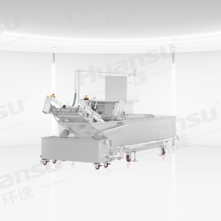 商用曝氣氣泡式洗菜機(jī)整機(jī)拆卸，清洗