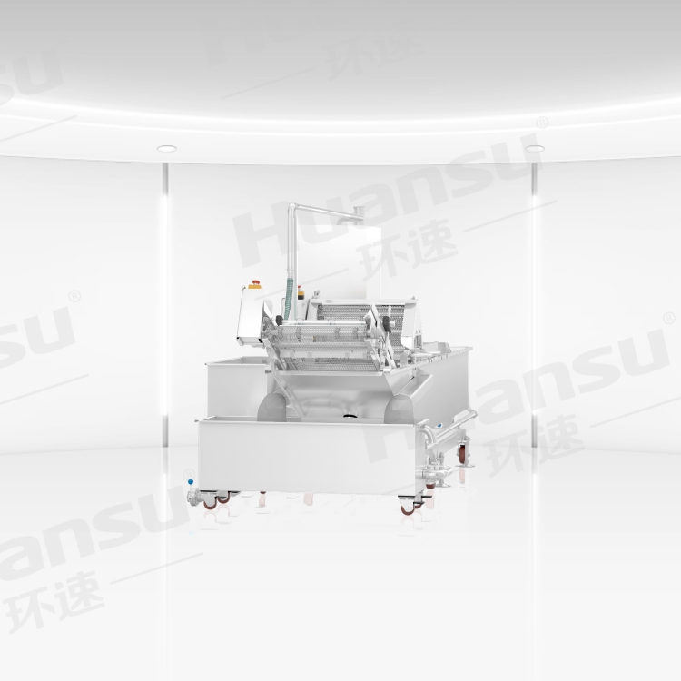蔬菜清洗機流水線  四道工序凈菜清洗 去除泥沙 毛發(fā) 雜質 蟲卵.